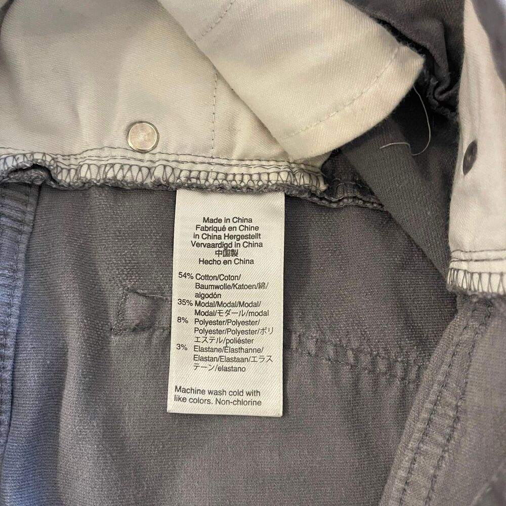 J Crew Jeans Womens 25 Gray Corduroy 9 High Rise Toothpick Stretch Skinny Pants - Picture 8 of 12